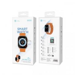 Reloj inteligente deportivo Ultra max Hryﬁne APP BT8918C 32M RAM 2,01 pulgadas Dial 49mm oro CE