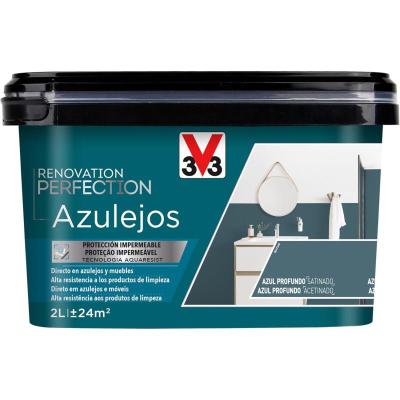 RENO PERFECTION AZULEJOS 2L AZUL PROFUNDO