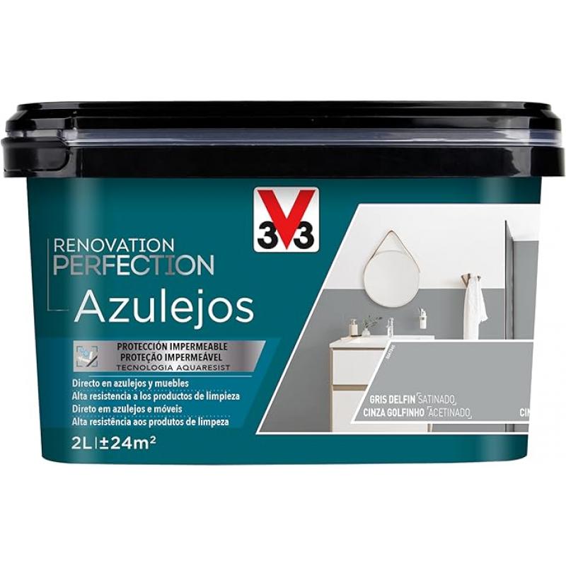 RENO PERFECTION AZULEJOS 2L  GRIS DELFIN