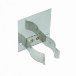 Retenedor inox para Puerta. Adhesivo / Acero inox. Blister 1 ud.