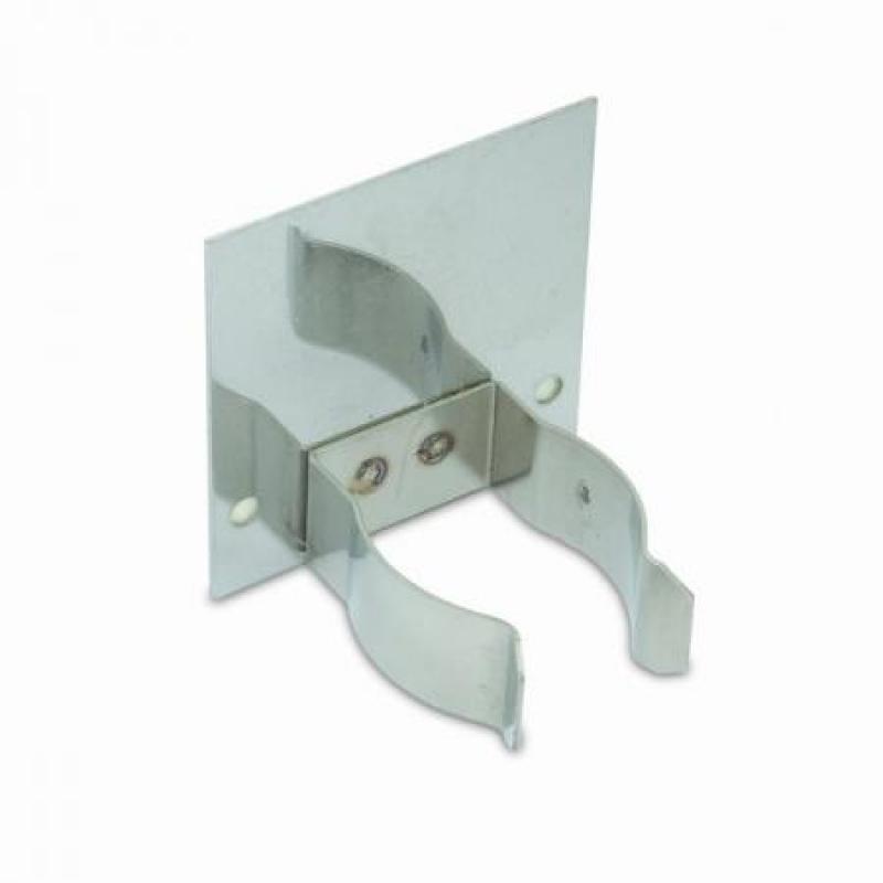 Retenedor inox para Puerta. Adhesivo / Acero inox. Blister 1 ud.