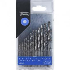 SET BROCAS ESPIRAL HSS 2-8MM 13PZA.
