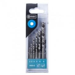 SET BROCAS ESPIRAL HSS 2-8MM 6PZA.