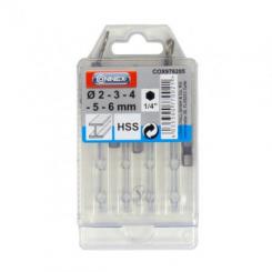 SET DE BROCAS HSS 2-6MM 1/4