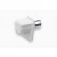 SOPORTE ESTANTE 5MM CON PASADOR BLANCO
