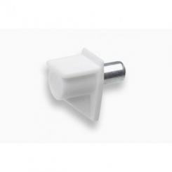 SOPORTE ESTANTE 5MM CON PASADOR BLANCO