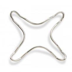 Soporte para Fuego. Cromado / 13x13 cm. Display 1 ud.