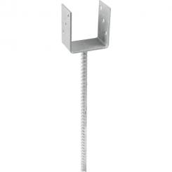 SOPORTE POSTE L 91X60X100X400X4MM /