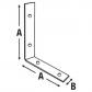 SOPORTE SILLA 50 X 50 X 15 MM / ACERO IN