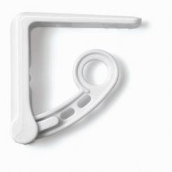 Sujetamanteles con muelle / Blanco. Blister 2 uds.
