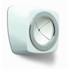 Sujetatrapos adhesivo. Plástico. Blanco