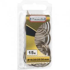 SURTIDO ANILLOS LLAVERO NIQUELADO blister (15uds)