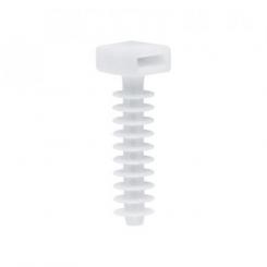 Taco presión blanco brida 8 mm. 50 Uds.