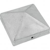 TAPA POSTE PIRAMIDE ZN 90X90MM