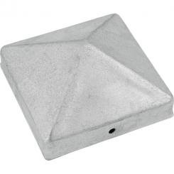 TAPA POSTE PIRAMIDE ZN 90X90MM