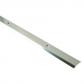 Tapajuntas Moqueta 34 mm. Inox / 100 cm. Blister 1 tira