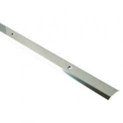 Tapajuntas Moqueta 34 mm. Inox / 100 cm. Blister 1 tira