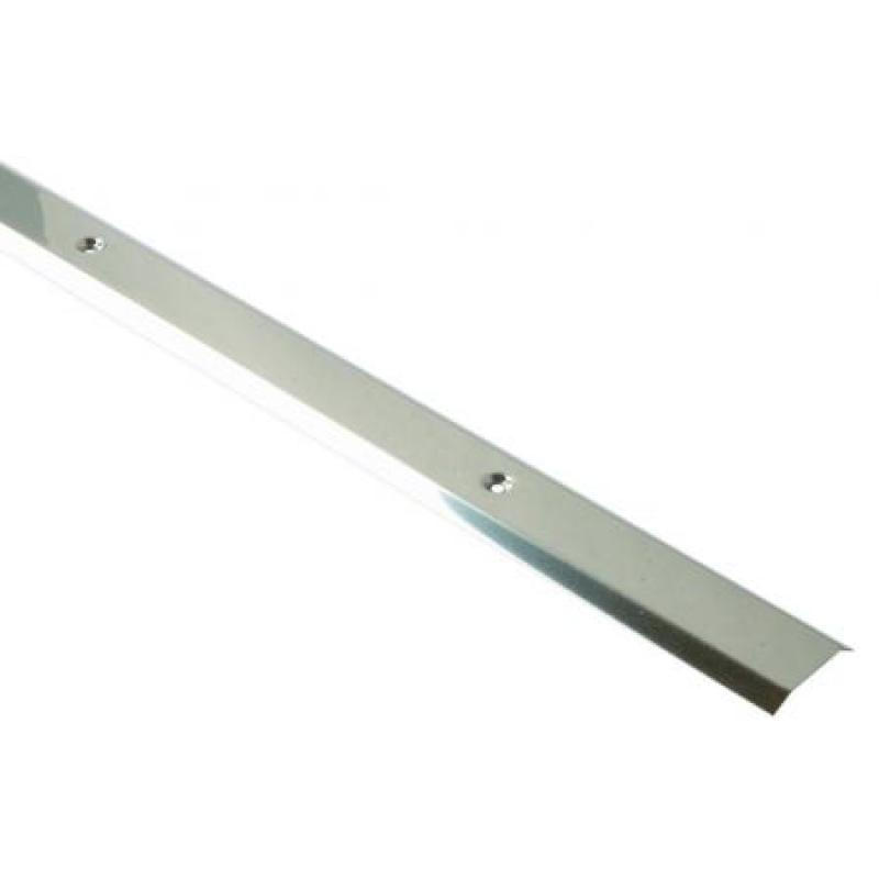 Tapajuntas Moqueta 34 mm. Inox / 100 cm. Blister 1 tira