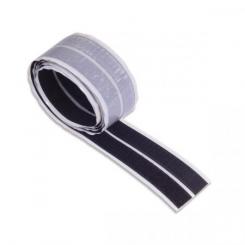 Tira adhesiva de cierre por contacto. 20mm x 25m / Negro. Caja-display 1 rollo