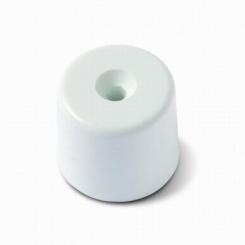 Tope Alto. Con tornillo / Blanco. Blister 2 uds.