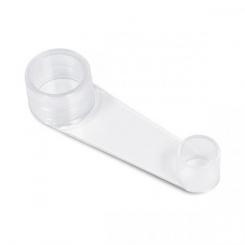 Tope Retenedor Giratorio. Plástico. Transparente