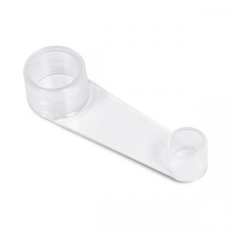 Tope Retenedor Giratorio. Plástico. Transparente