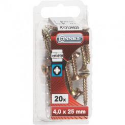 TORNILLO CAB. AVE. PZ 4,0X25MM (20)