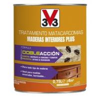 TRATAMIENTO MATACARCOMAS MADERAS INTERIOR PLUS 0,75L 1 UND