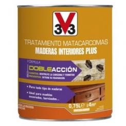 TRATAMIENTO MATACARCOMAS MADERAS INTERIOR PLUS 0,75L 1 UND
